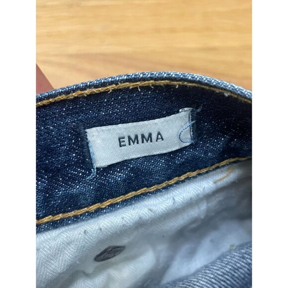 Abercrombie & Fitch Emma Women's 6 Blue Jeans Denim Cotton Bootcut Distressed - Picture 5 of 11